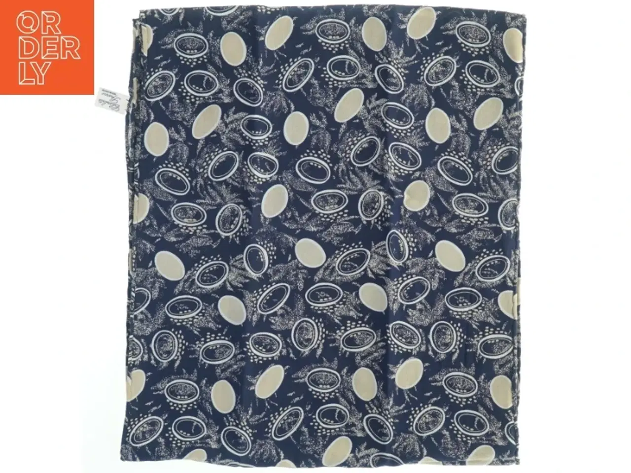 Billede 1 - Charlotte Sparre Vintage Silke Tørklæde med geometrisk mønster (str. 32 x. 153 cm)