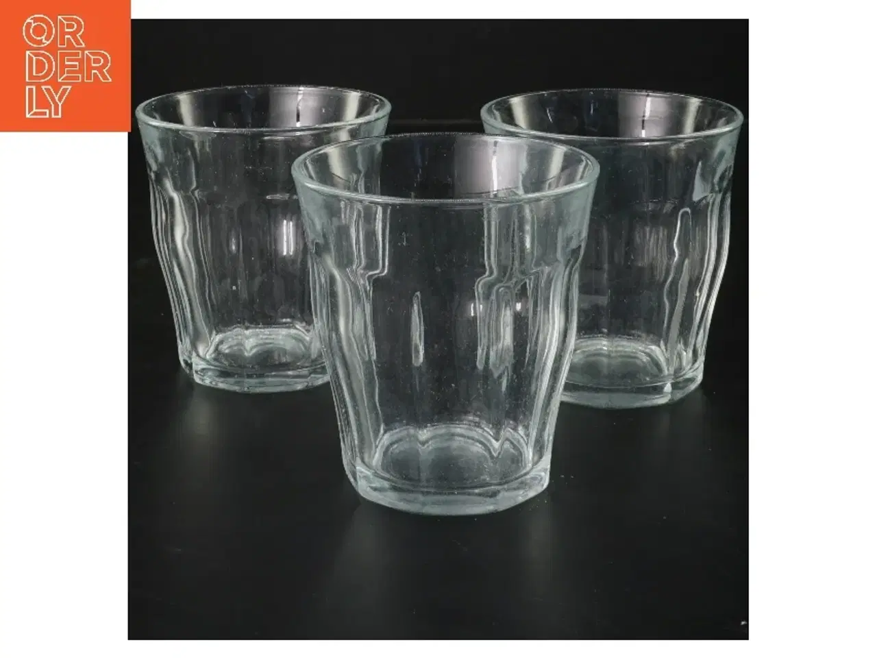 Billede 1 - Tre glas (str. 3 stk Ø 9 cm længde 10 cm)