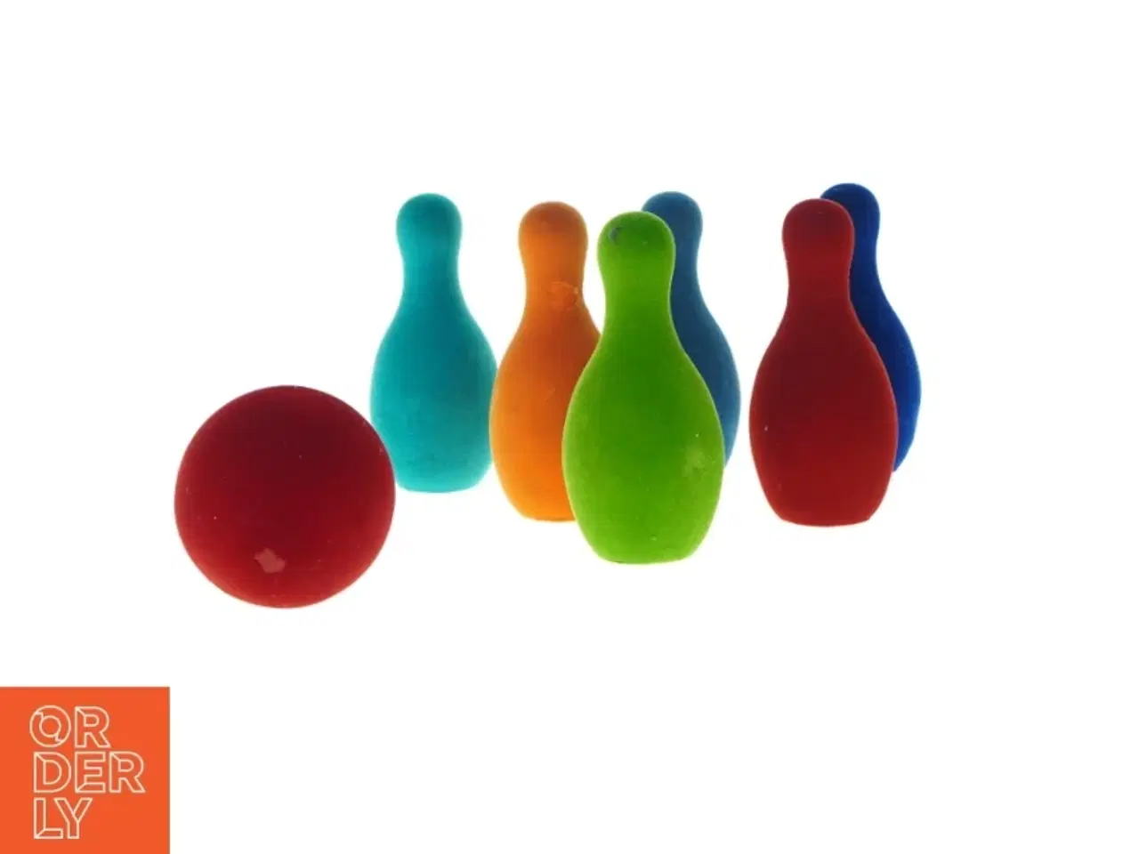 Billede 1 - Legetøjs bowling sæt i blødt skum (str. 13 cm)