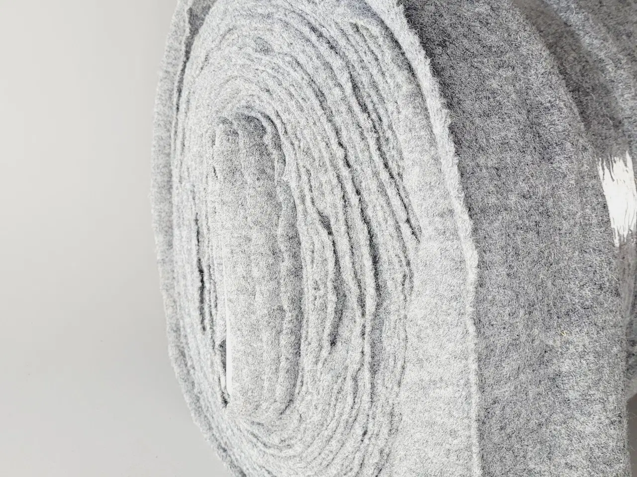 Billede 6 - ⭐️· Kæmpe Rulle Tyk Grå Filt