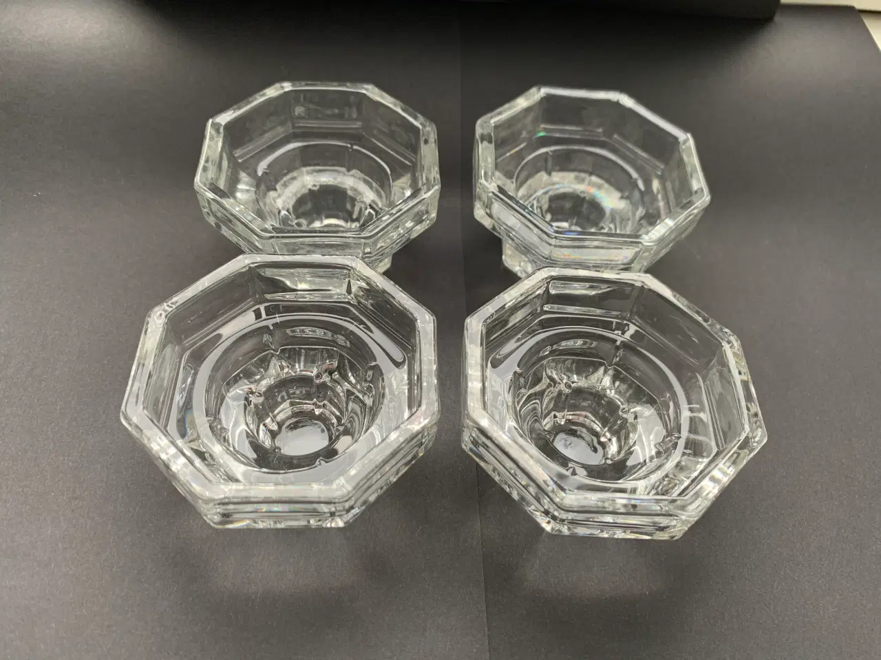 Billede 4 - Samling af lysestager, bl.a. Holmegaard