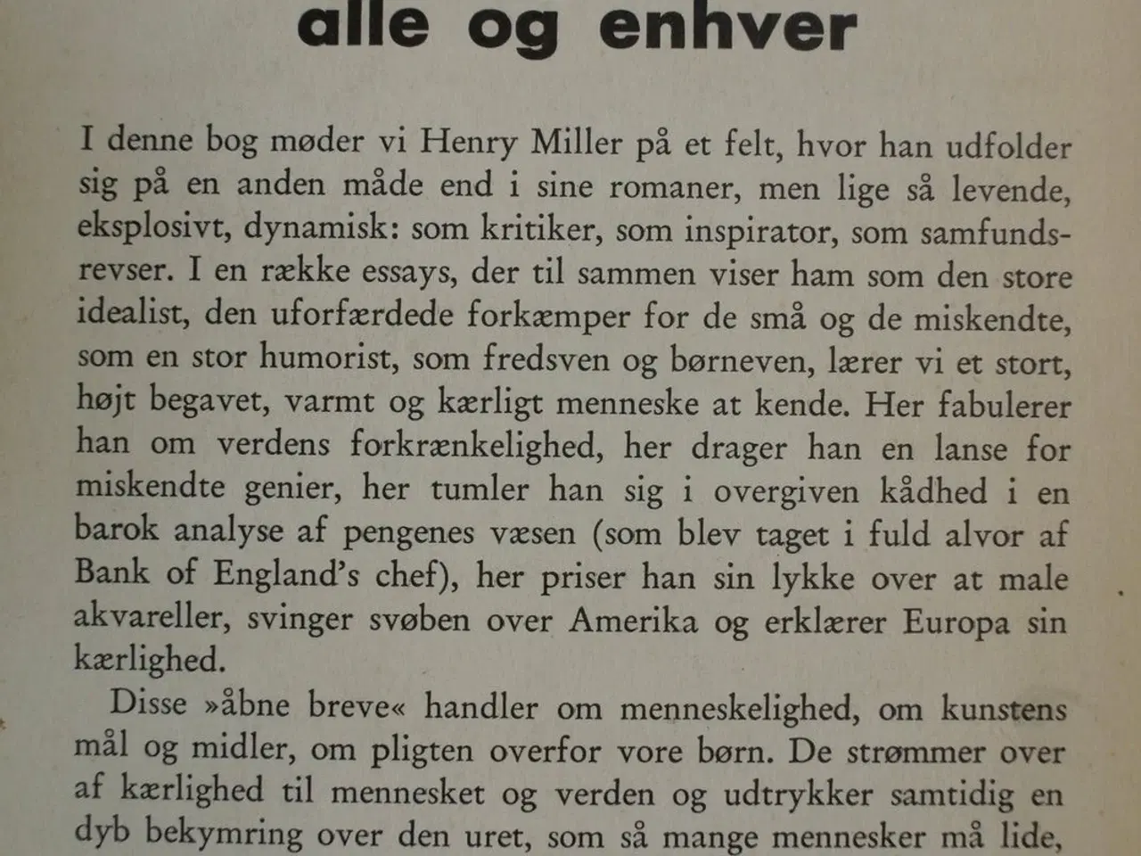 Billede 3 - åbne breve til alle og enhver, af henry miller, ge