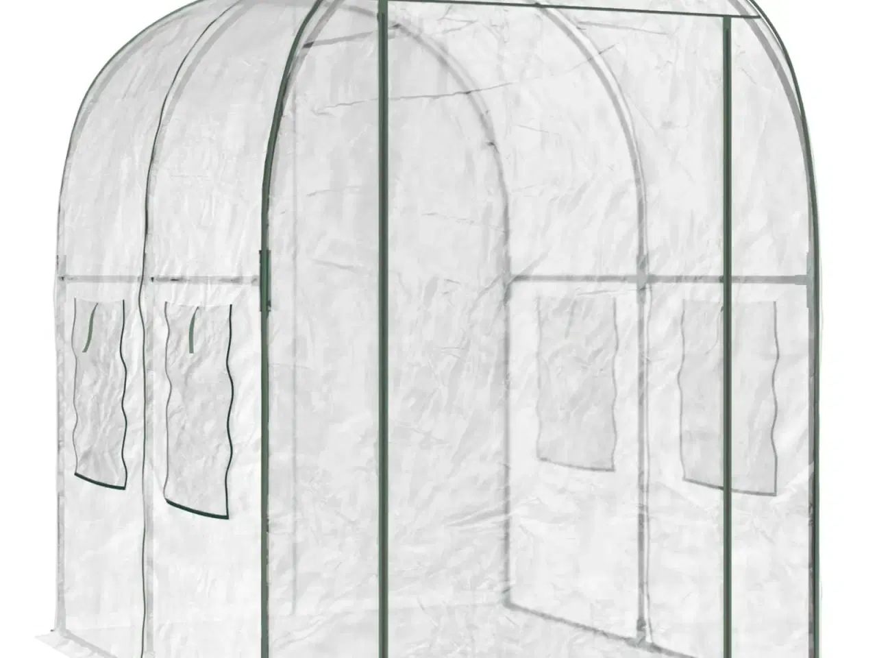 Billede 2 - Drivhus med ramme 160 x 200 x 192,5 cm PVC Transparent