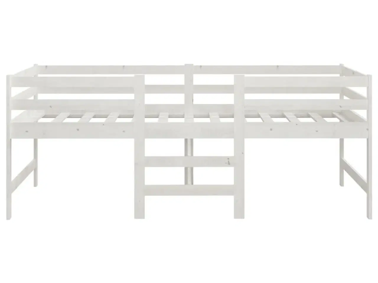 Billede 4 - Sengeramme 90x200 cm massivt fyrretræ hvid