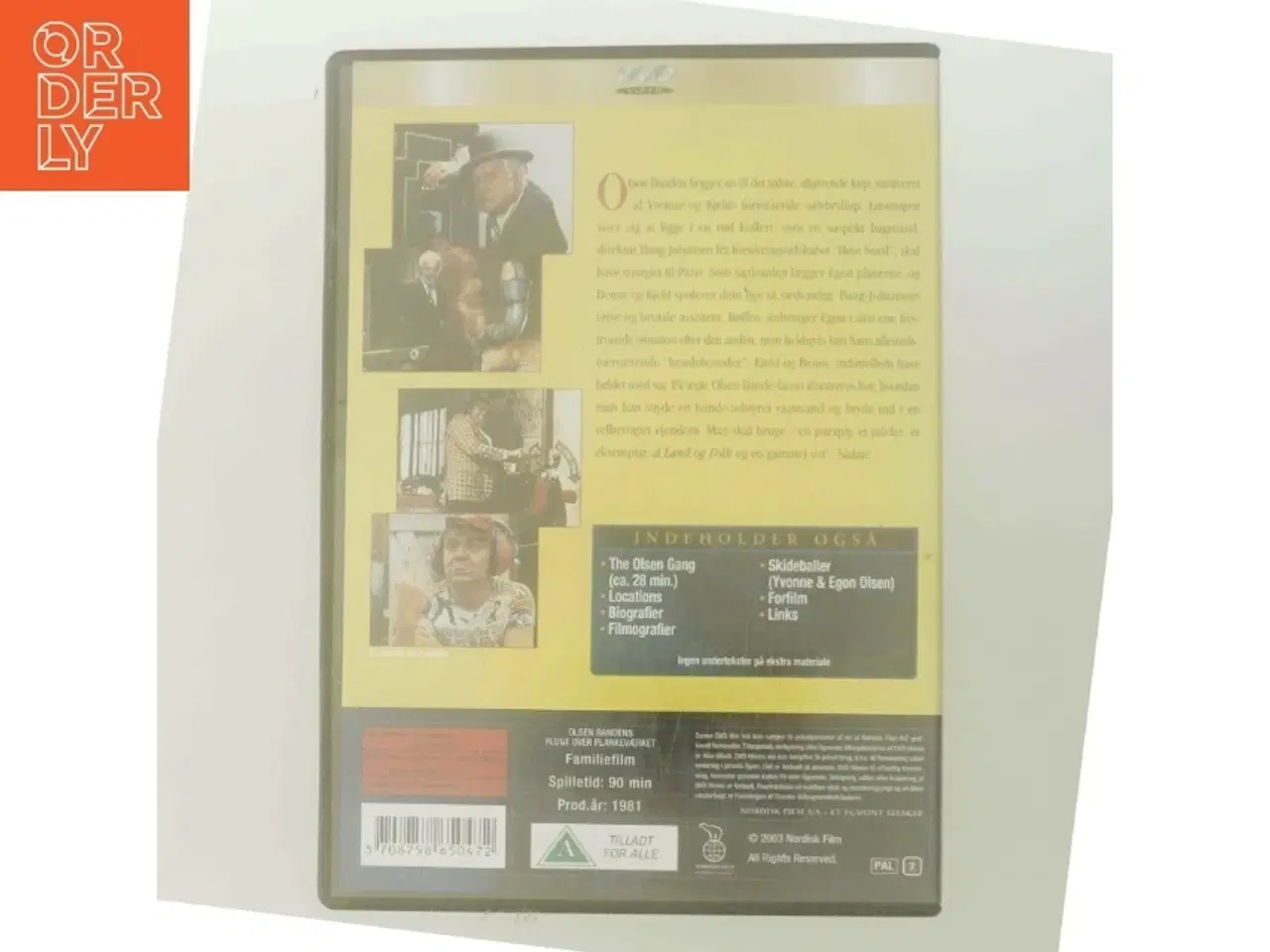 Billede 3 - Olsen Banden 12 -  Flugt Over Plankeværket med Ove Sprogøe (DVD)