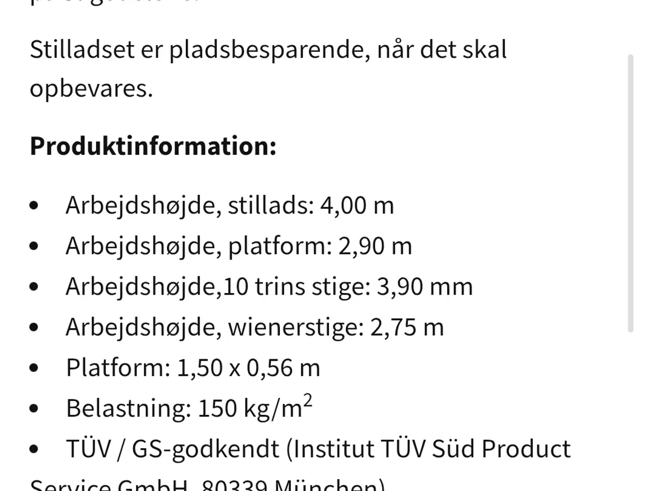 Billede 4 - 6i1 Bauhaus stillads