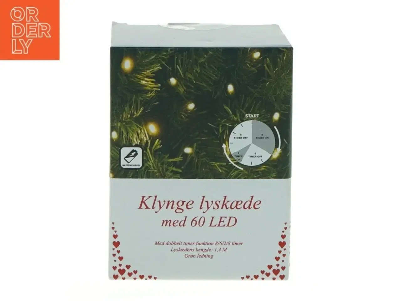 Billede 1 - LED Klynge Lyskæde (str. 12 x, 9 x 6 cm)