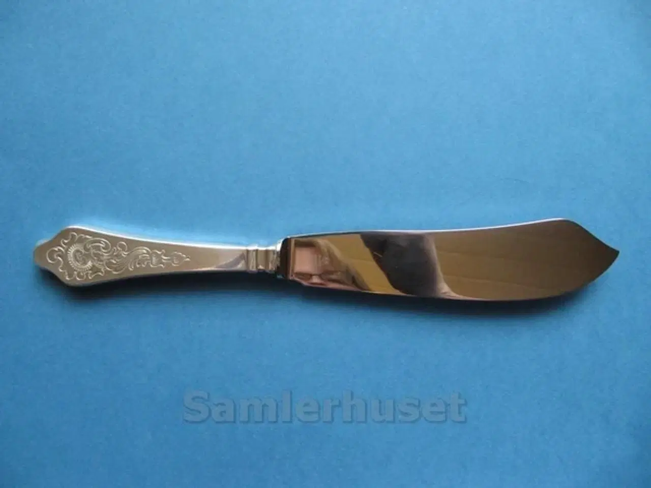 Billede 1 - Antik Rokoko Lagkagekniv, 25½ cm.