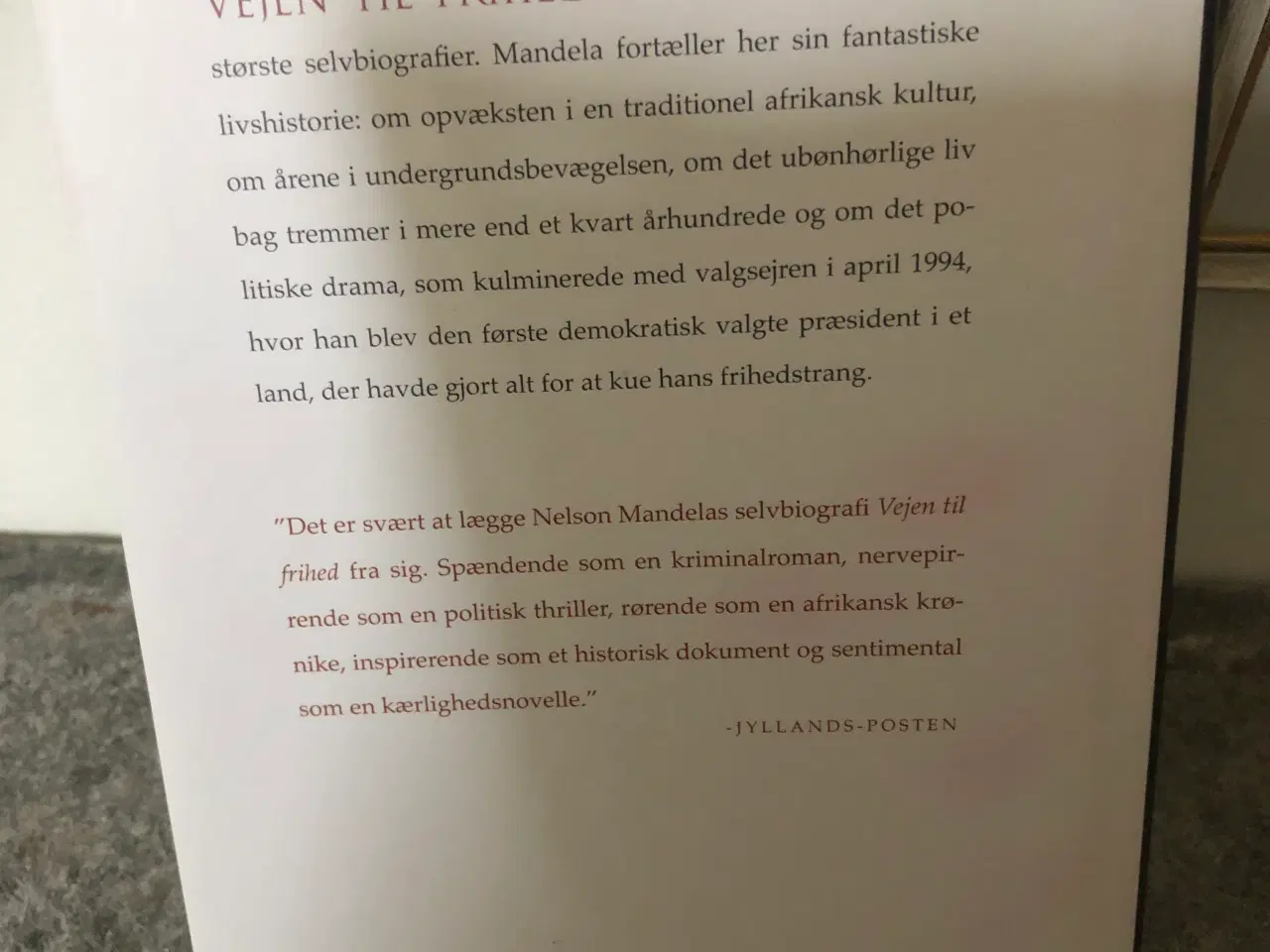 Billede 2 - Nelson Mandela-Vejen til Frihed