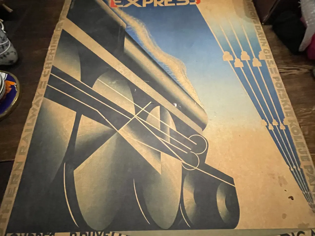 Billede 1 - Org. Cassandre plakat fra 1927 "Nord Express"