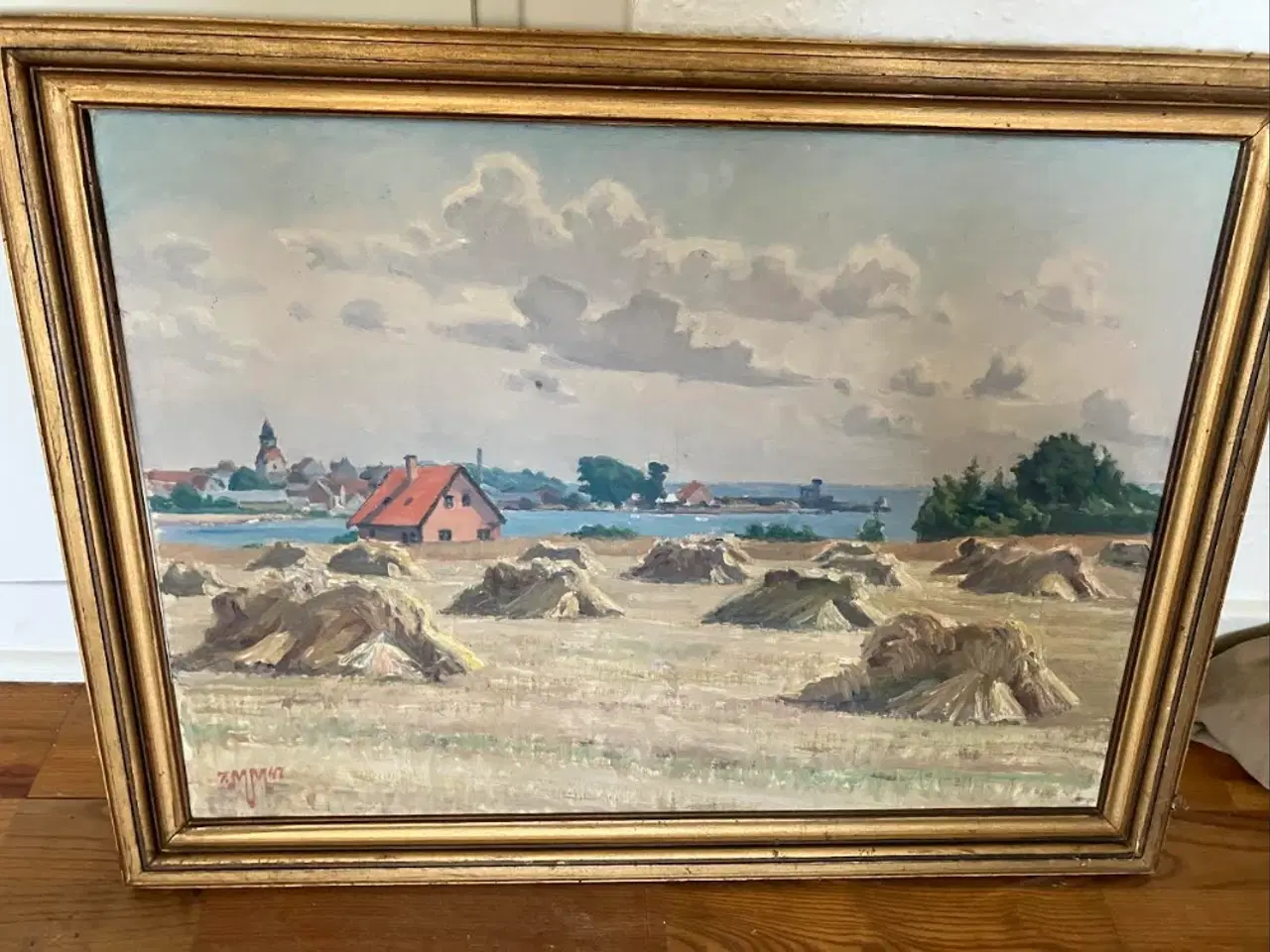 Billede 1 - Maleri af Fåborg 1947