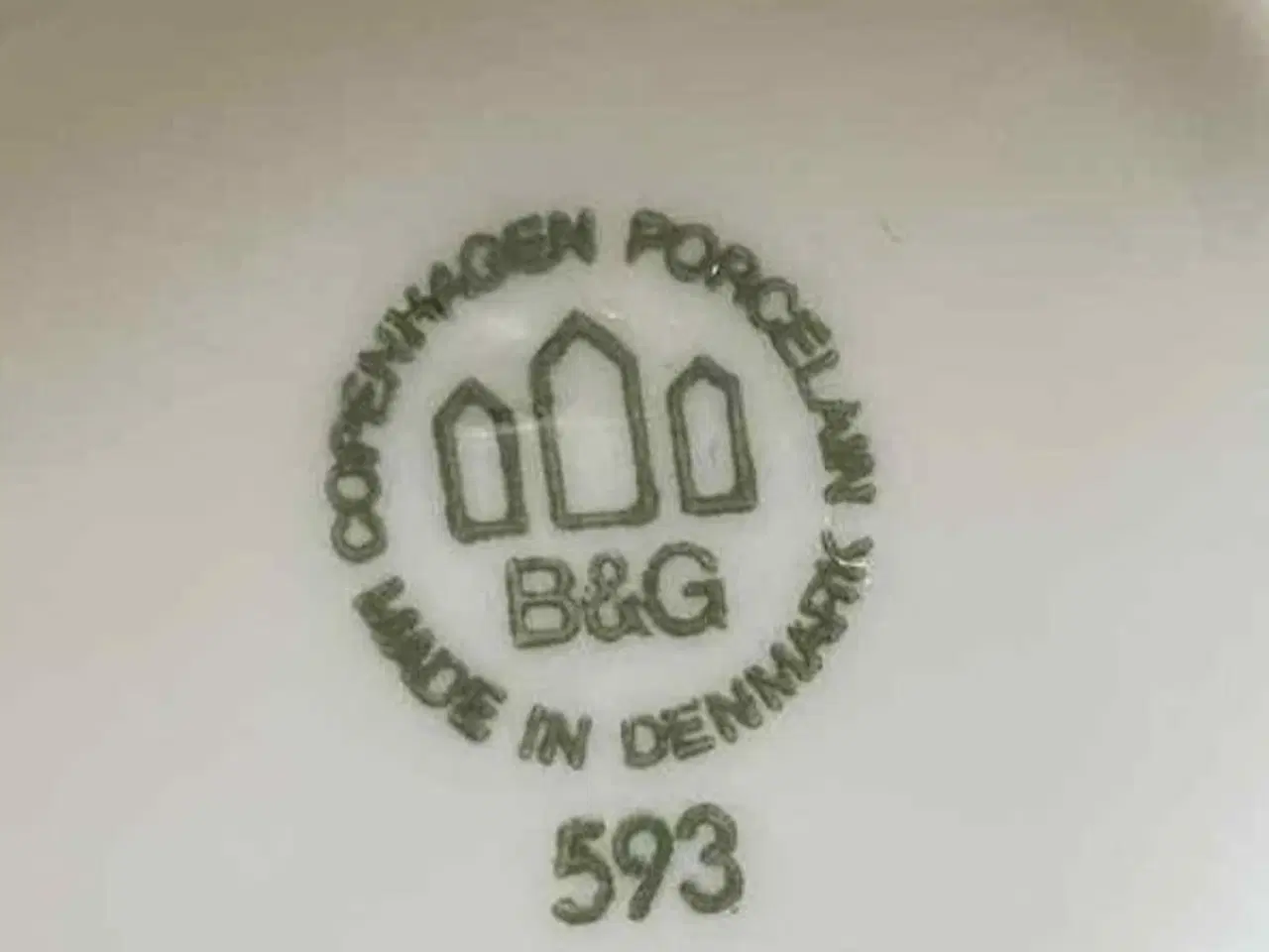 Billede 11 - B & G 593 Blå Tone, Sukkerskål m/ Søhest