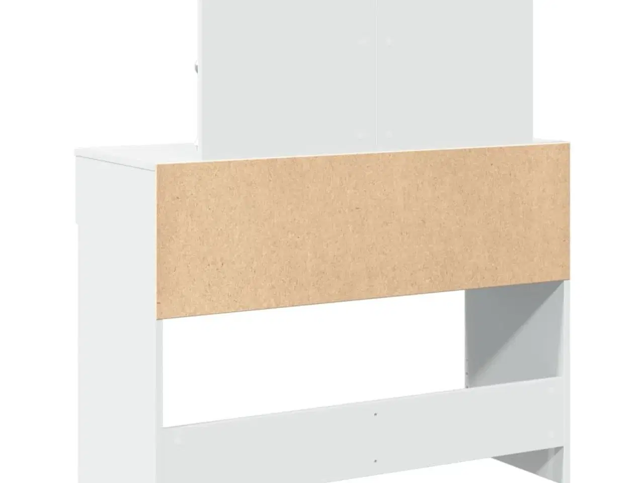 Billede 7 - Makeupbord med LED-lys 100x40x120 cm hvid