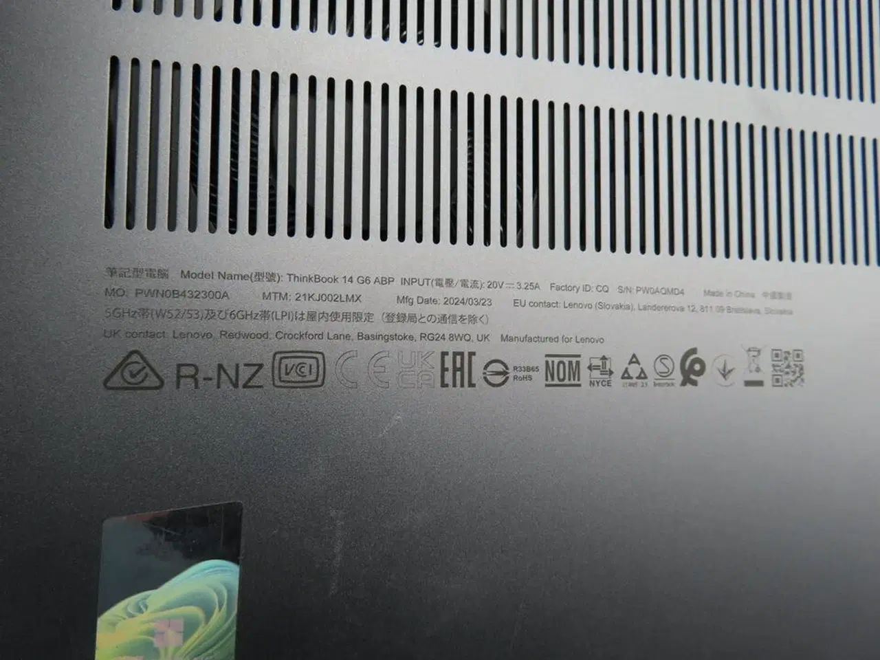 Billede 4 - Bærbar PC, LENOVO THINKBOOK 14 G6