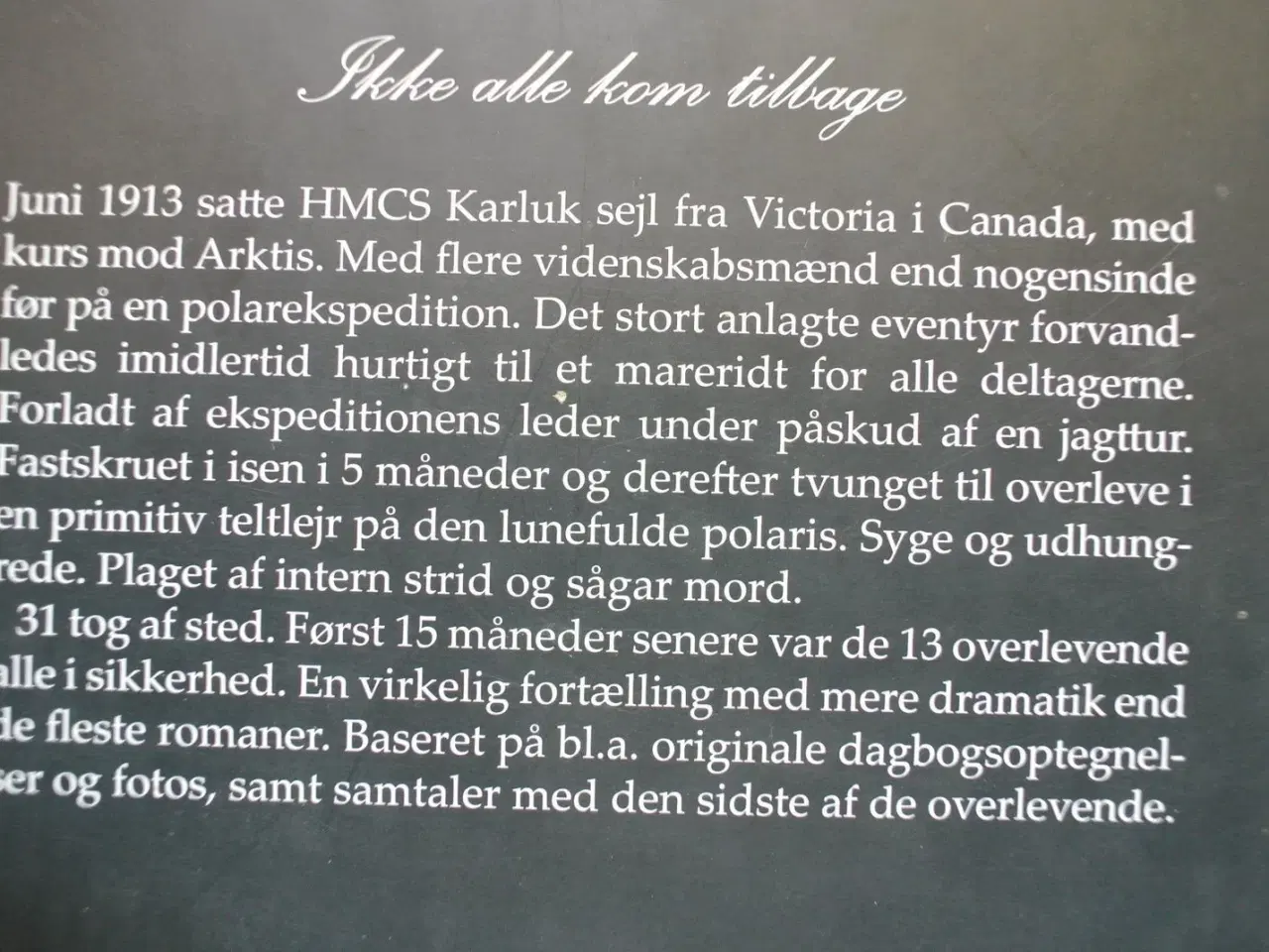Billede 3 - ice master - karluks skæbnesvangre rejse i 1913, a