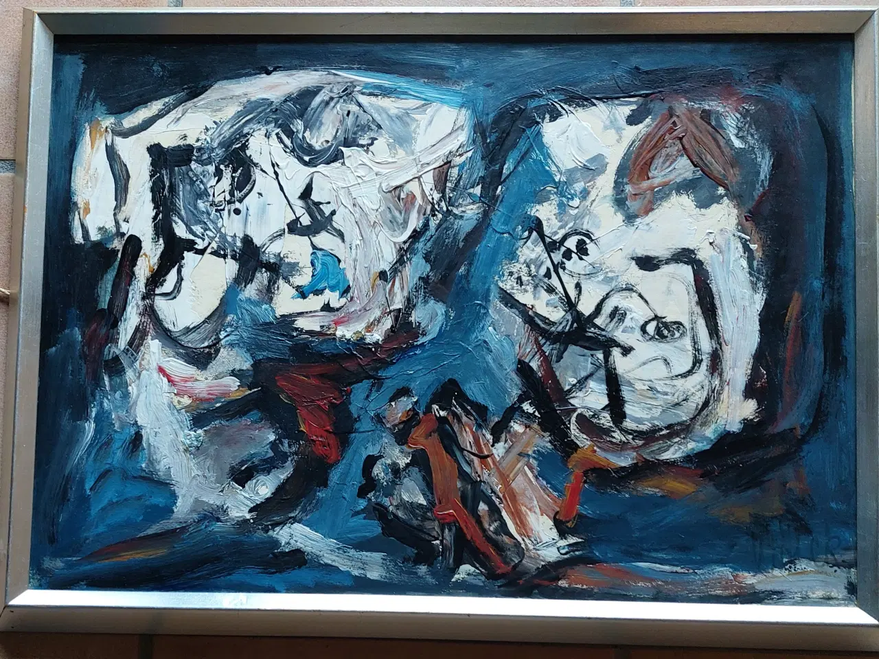 Billede 2 - PREBEN WØLCK - ( 1925 - 2000 ) - oliemaleri 