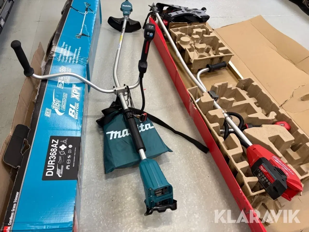 Billede 11 - Buskryddere Makita + Milwaukee DUR368AZ + M18 2 enheder