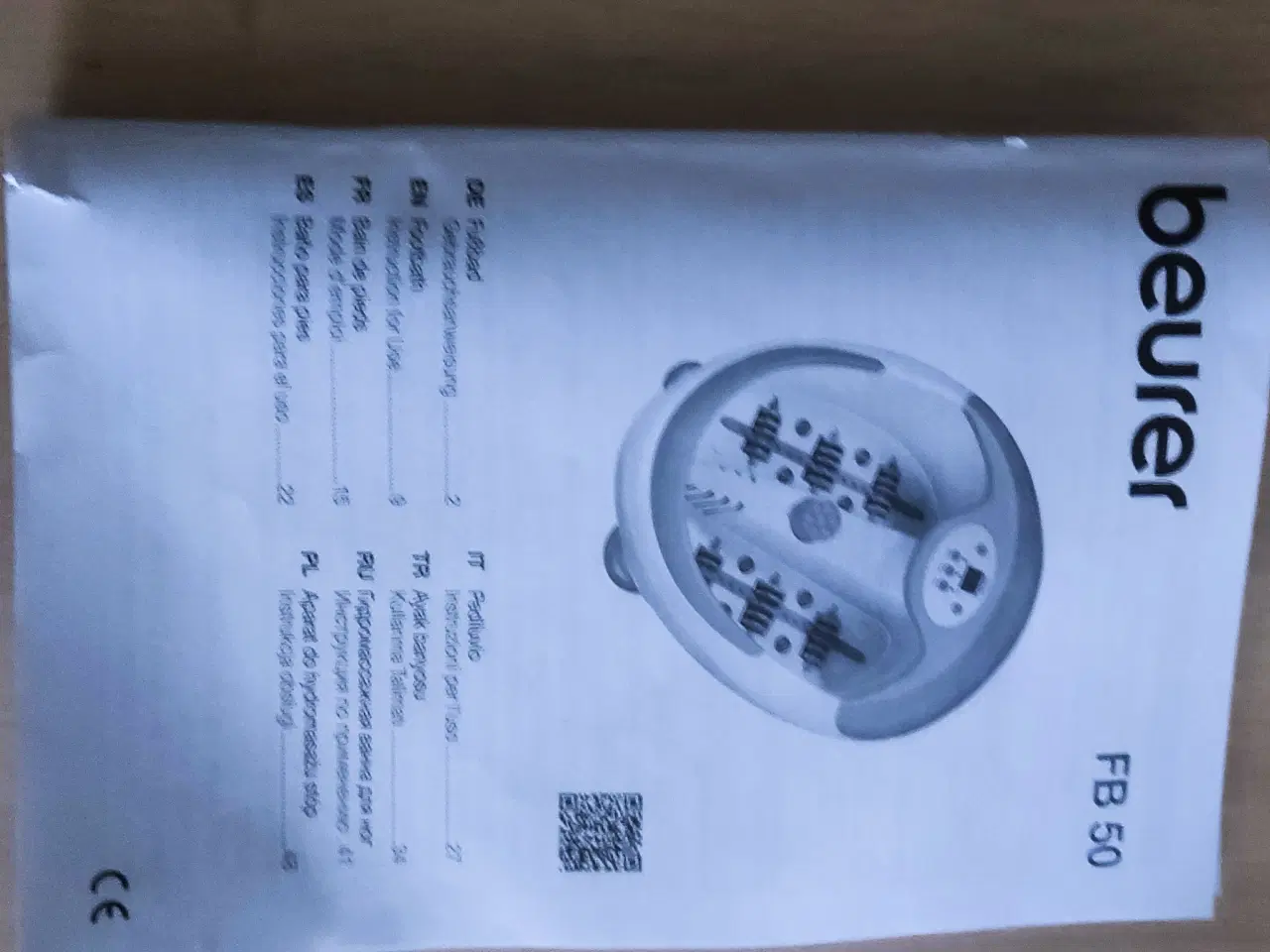 Billede 2 - Luksus fodbad Breurer FB 50