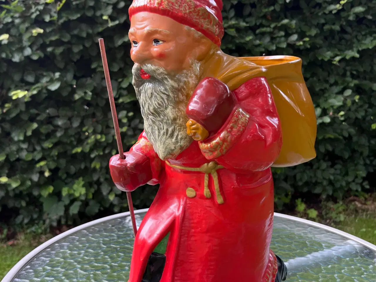 Billede 1 - Vintage keramikfigur – Julemand/Sankt Nikolaus – c