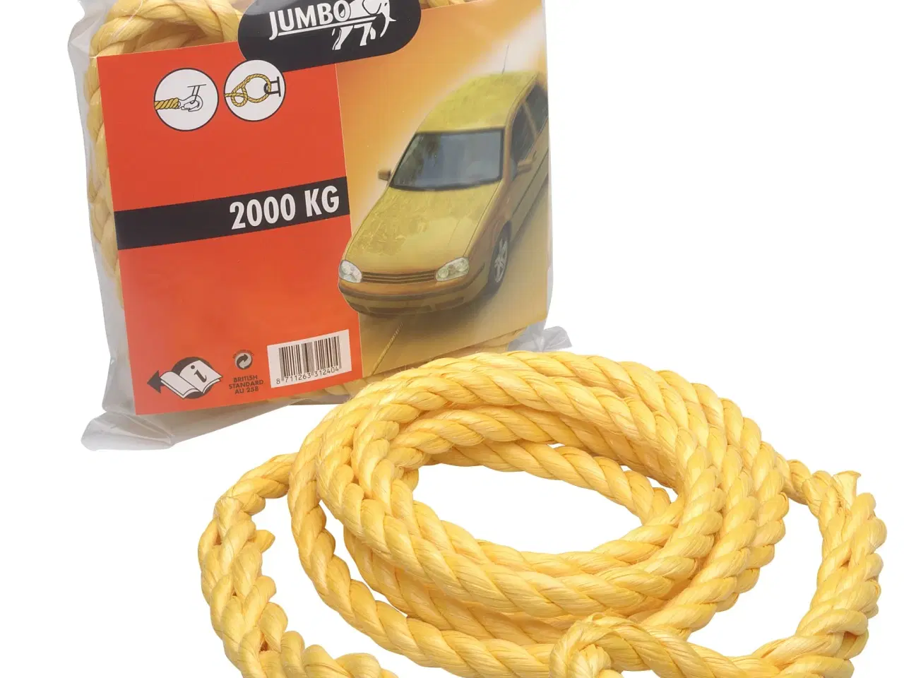 Billede 1 - Slæbetov Jumbo 2000kg 3m