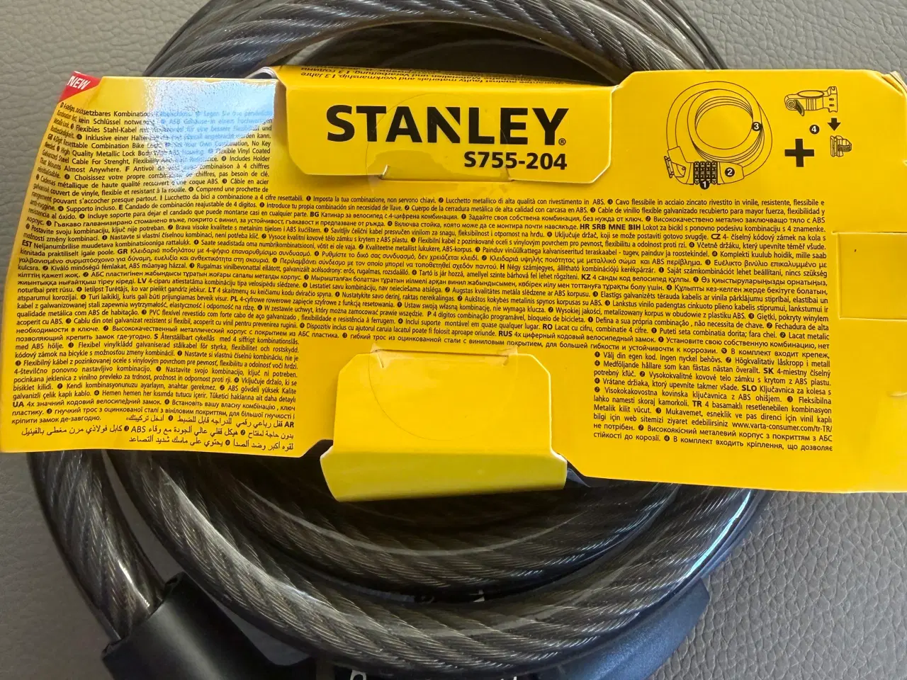 Billede 2 - Stanley kodelås 180 cm