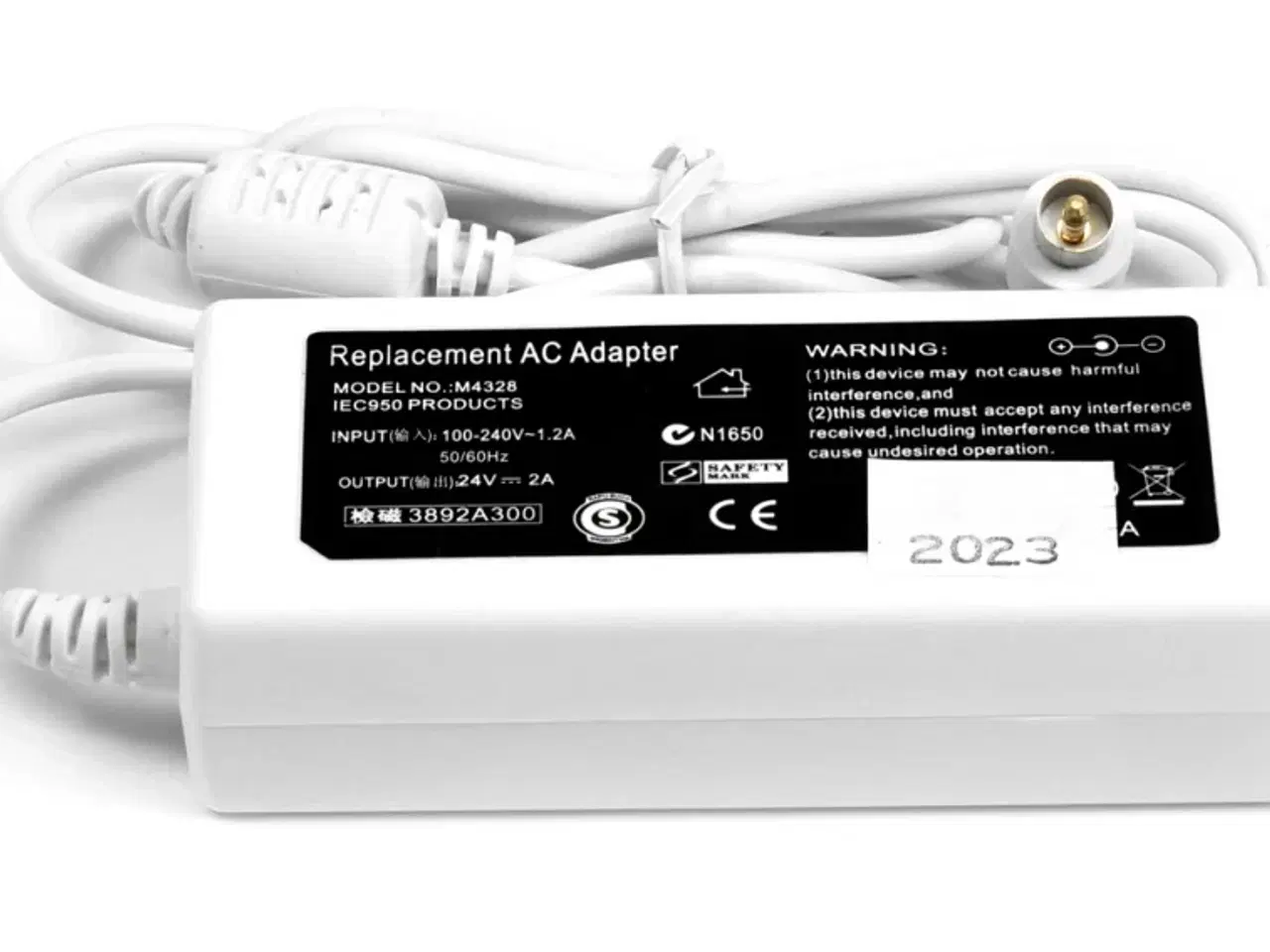 Billede 1 - Apple 48W 24V 2A strømforsyning med Lille stik - Kompatibel
