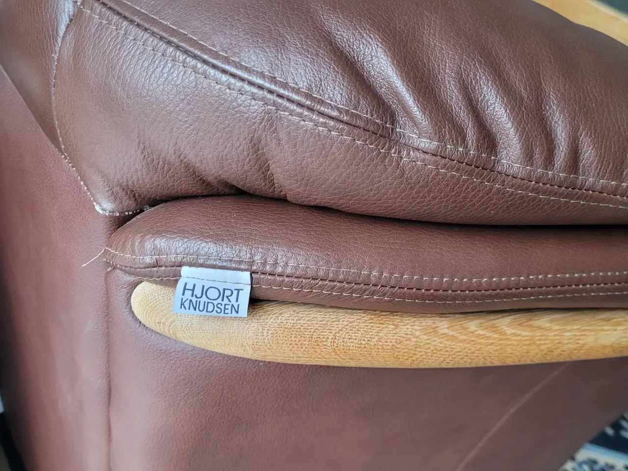 Billede 2 - Hjort Knudsen Lædersofa 