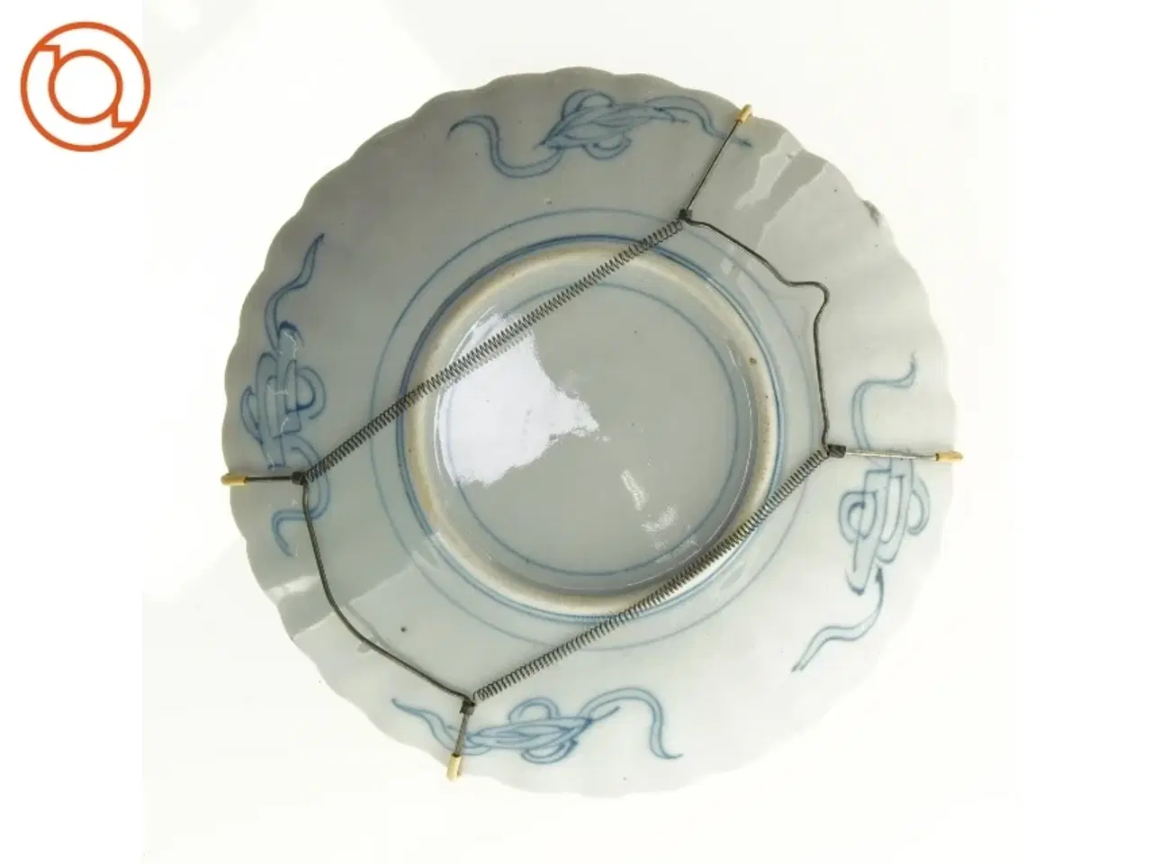 Billede 3 - Japansk tallerken til ophæng (str. 22 x 22 cm)