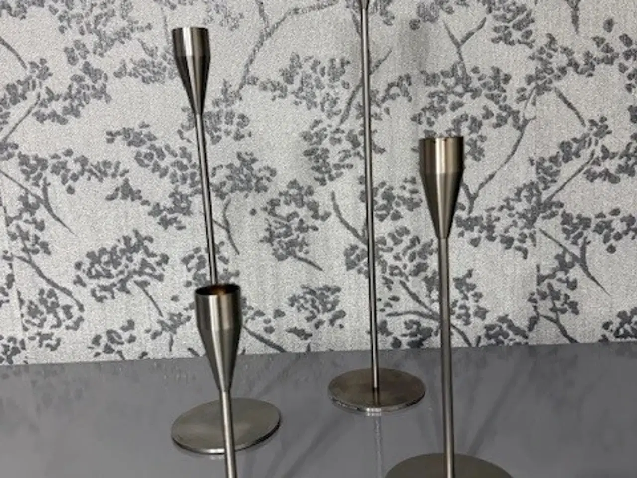 Billede 1 - Klassiske Piet Hein stager – Komplet sæt (4 stk.)