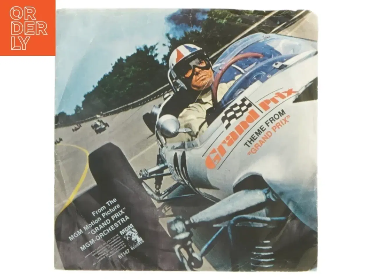 Billede 3 - Vinylsingle med Grand Prix-tema fra Mgm (str. Ø. 18 cm)
