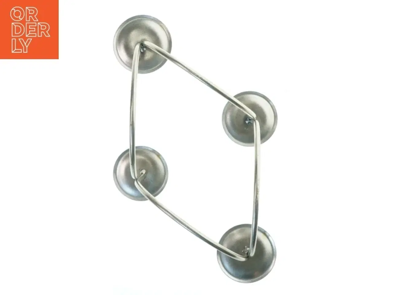 Billede 3 - Metal lysestage til fire lys (adventsstage) (str. 36x23x21 cm)
