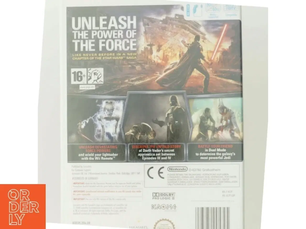 Billede 3 - Star Wars: The Force Unleashed Wii spil fra LucasArts