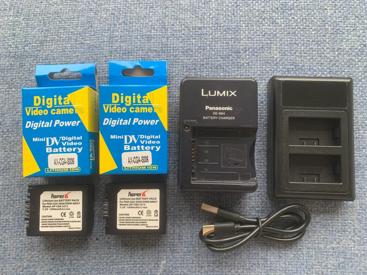 Billede 1 - Panasonic Lithium ion batteri CGA-S006 / CGR-S006E