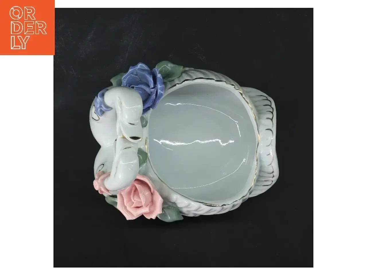 Billede 4 - Porcelænsskål med svaneform (str. 12 cm)