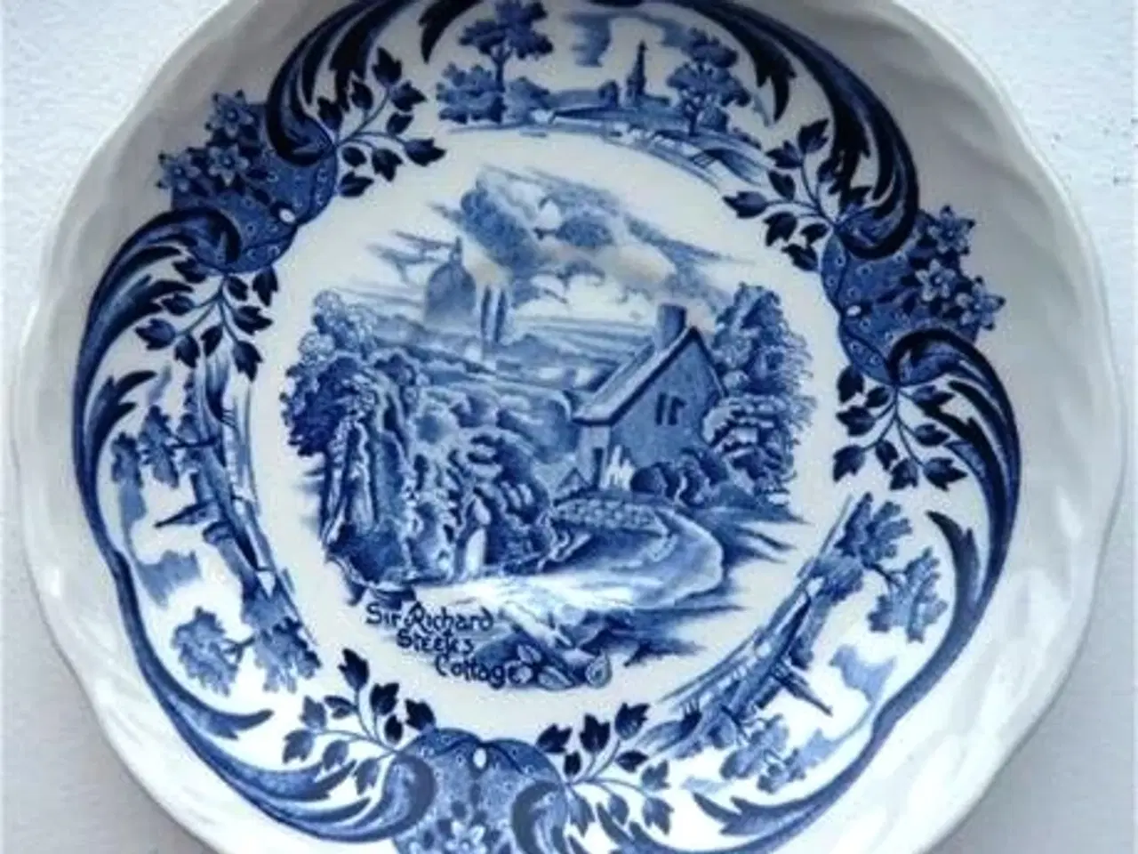 Billede 6 - Engelsk porcelæn/fajance i blå