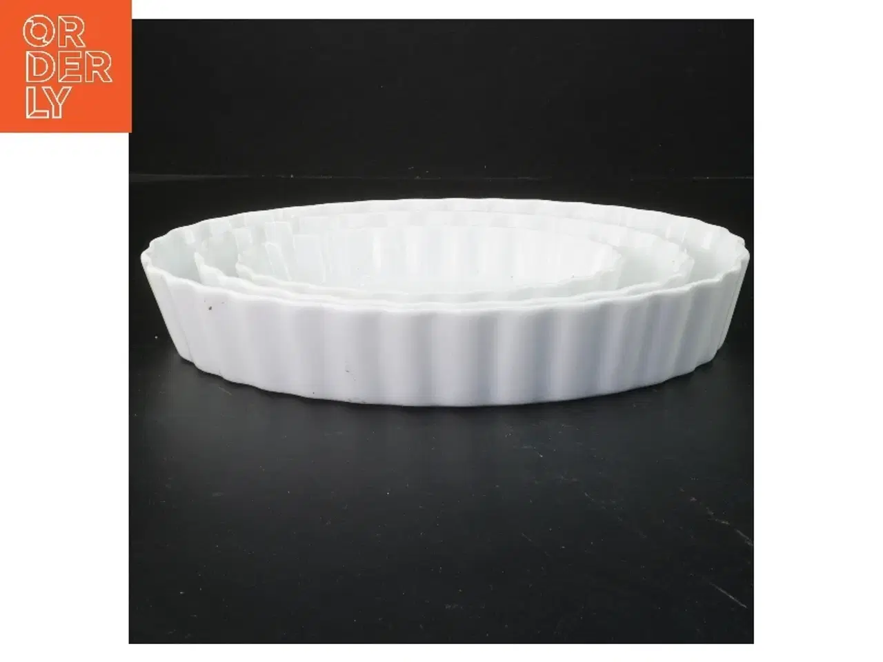 Billede 2 - Ovale ildfaste fade med bølget kant fra Galzone (str. 27,5-18 cm)