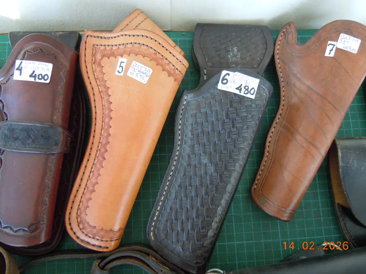 Billede 3 - Pistol og revolverhylstre, antikke+nyere. Fra 175