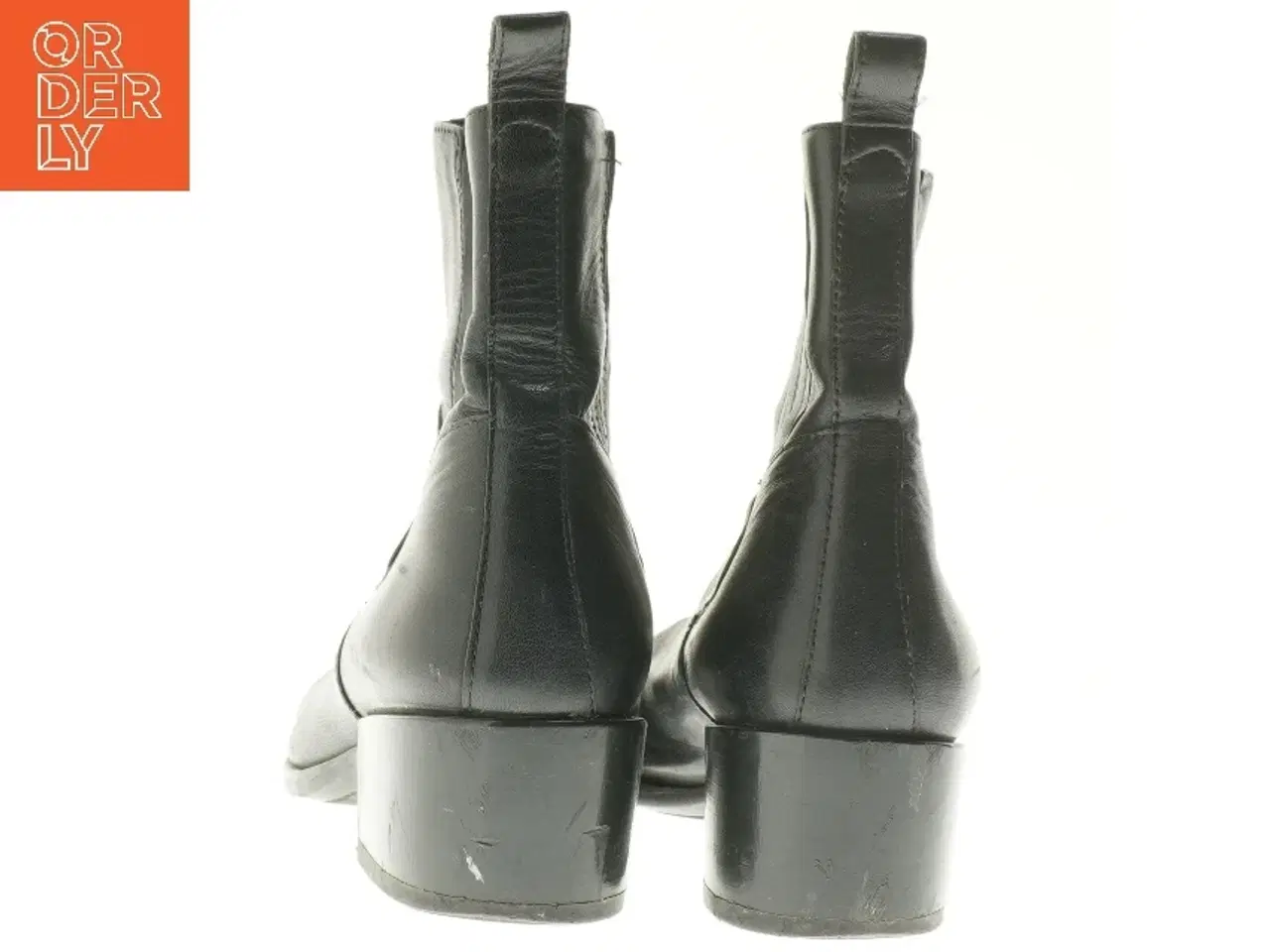 Billede 2 - Sort læderstøvle fra Vagabond (str. 40 )