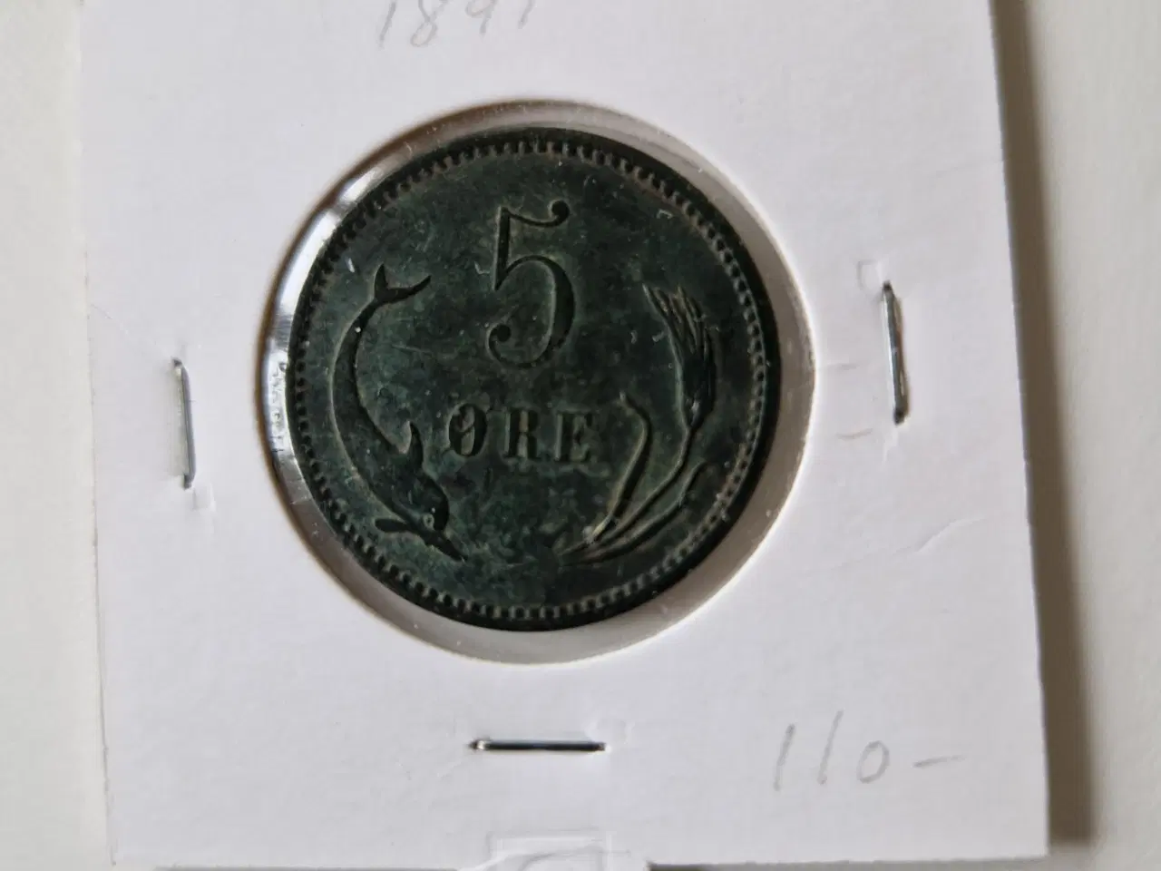 Billede 1 - 5-øre fra 1891