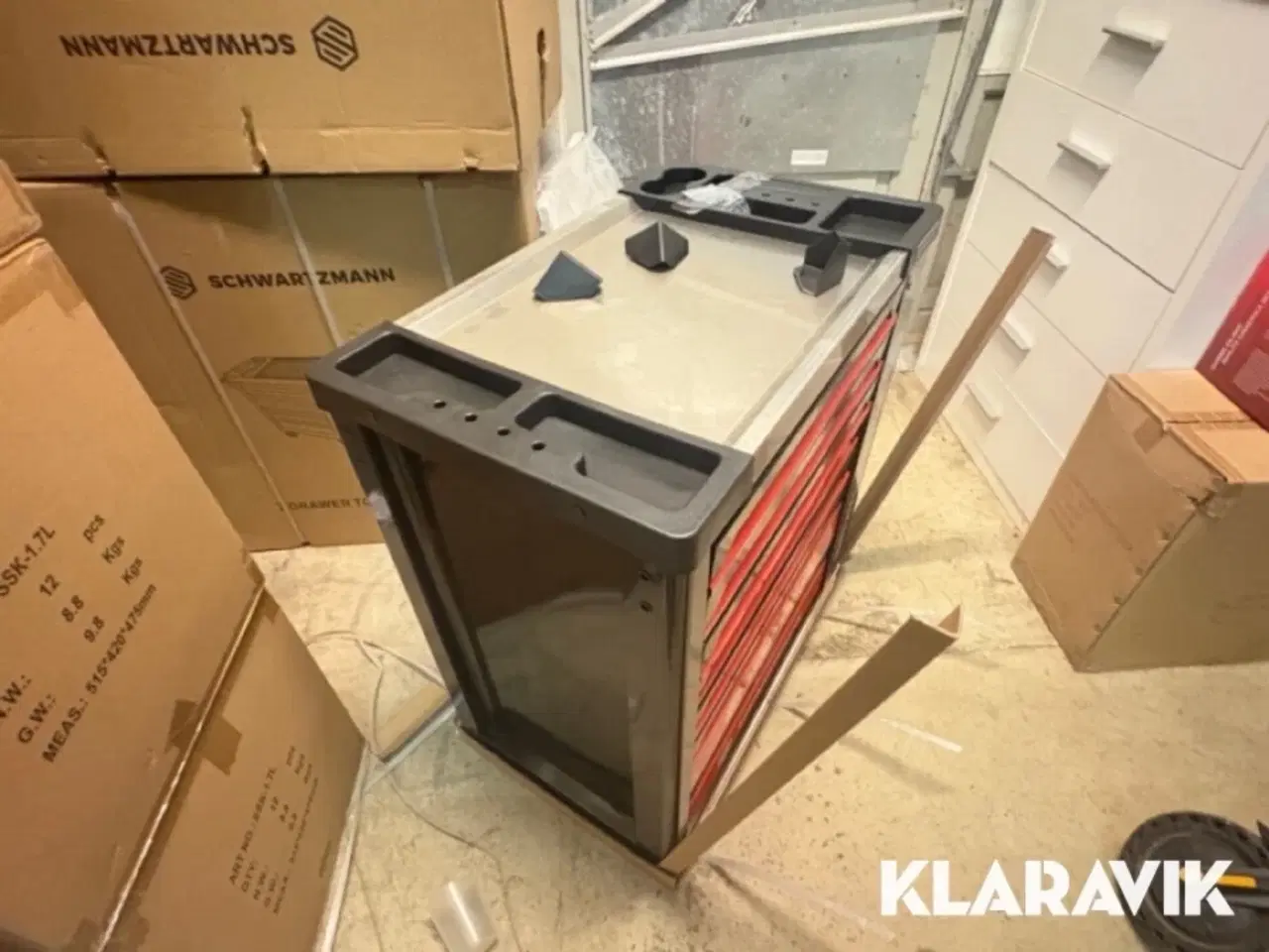 Billede 3 - Værktøjsvogn Schwartzmann 259 dele værktøj