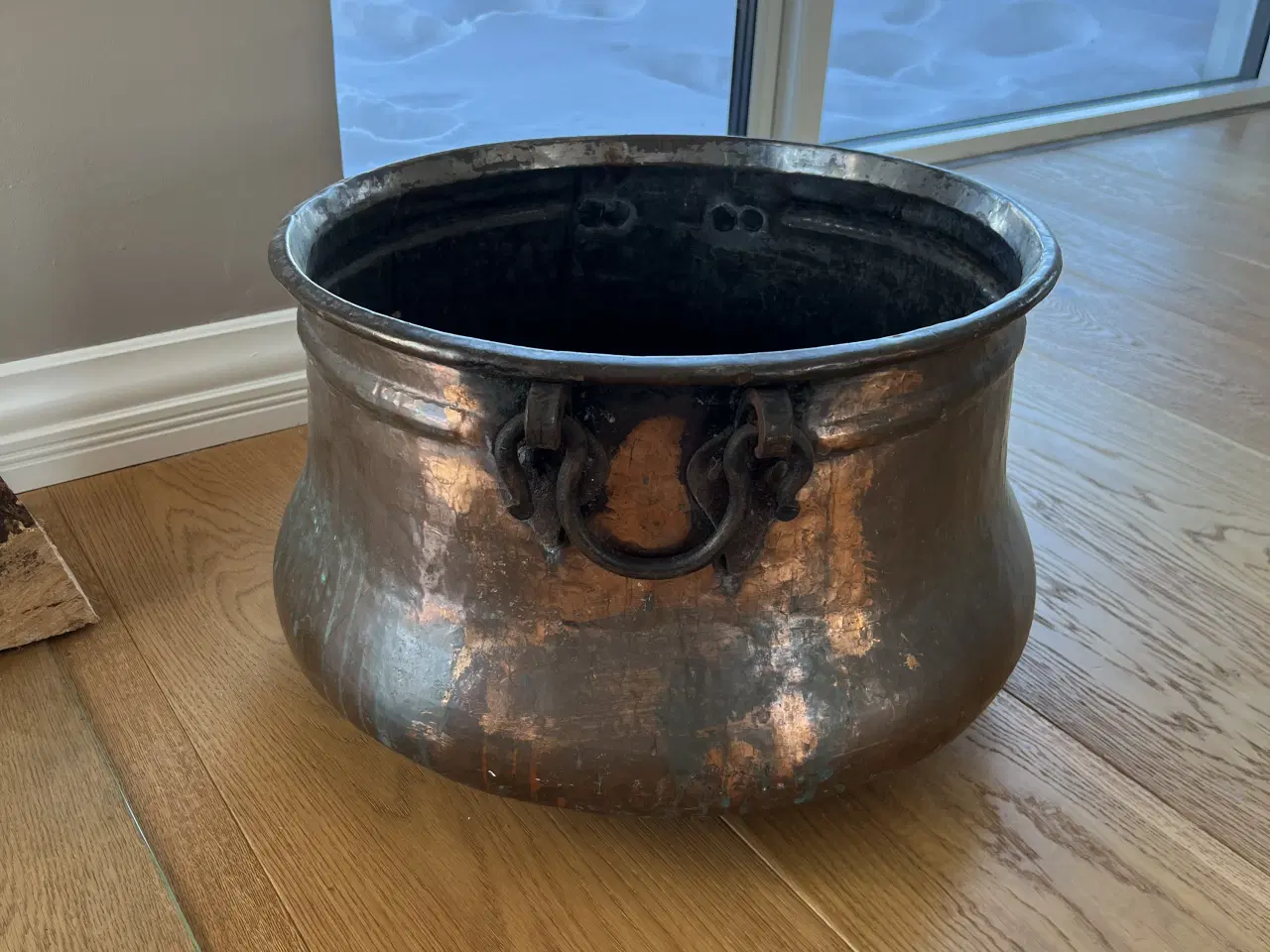 Billede 1 - Kobberspand til evt brænde 