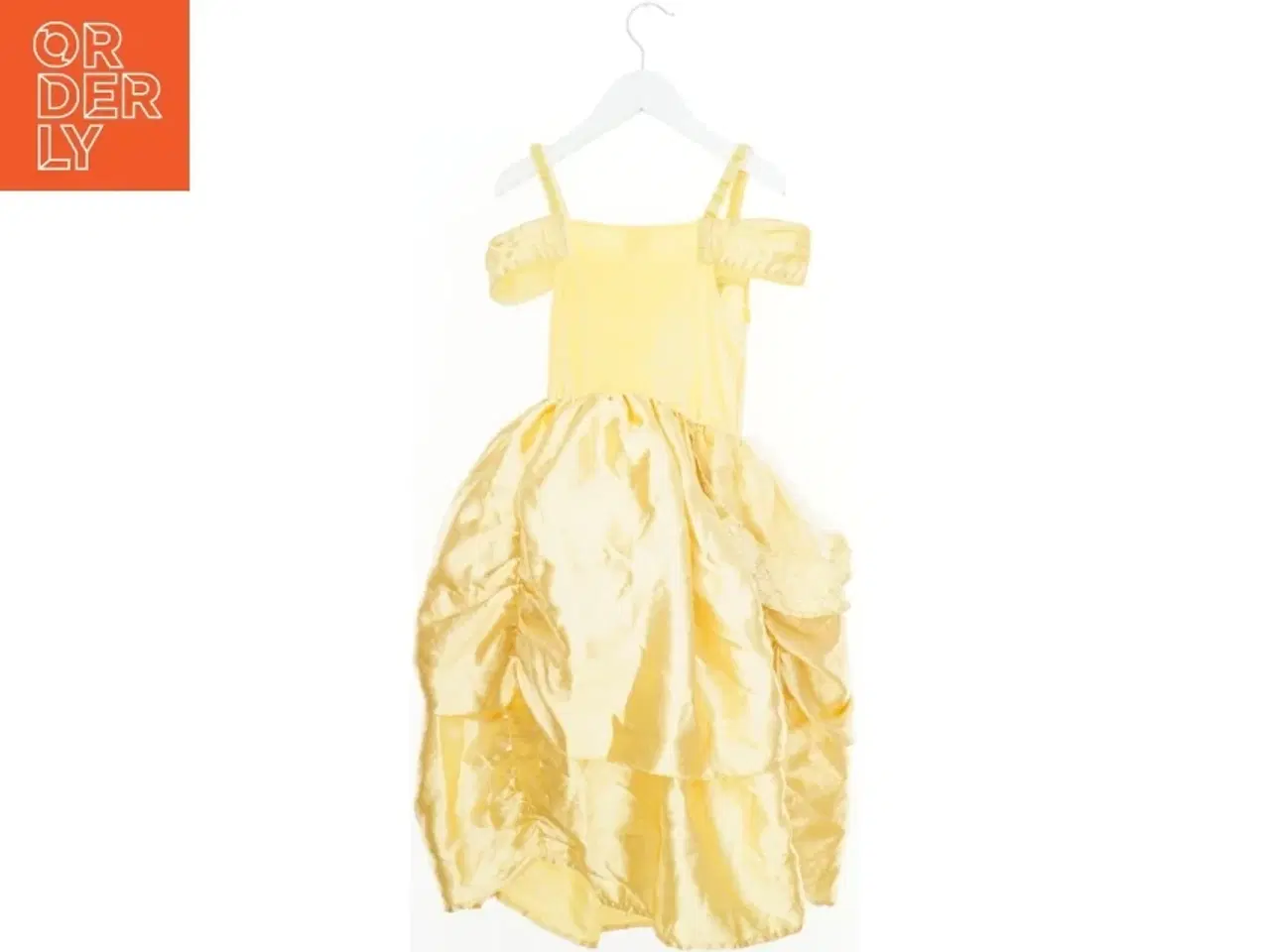 Billede 2 - Gul udklædningskjole til børn fra Disney (str. 116)