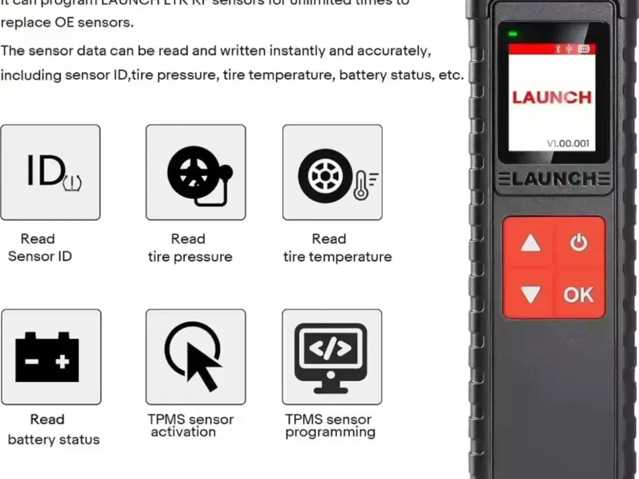 Billede 5 - i-TPMS - TPMS Sensor kodnings og progreammerings enhed  for Launch X-431serien og CRP-MOT