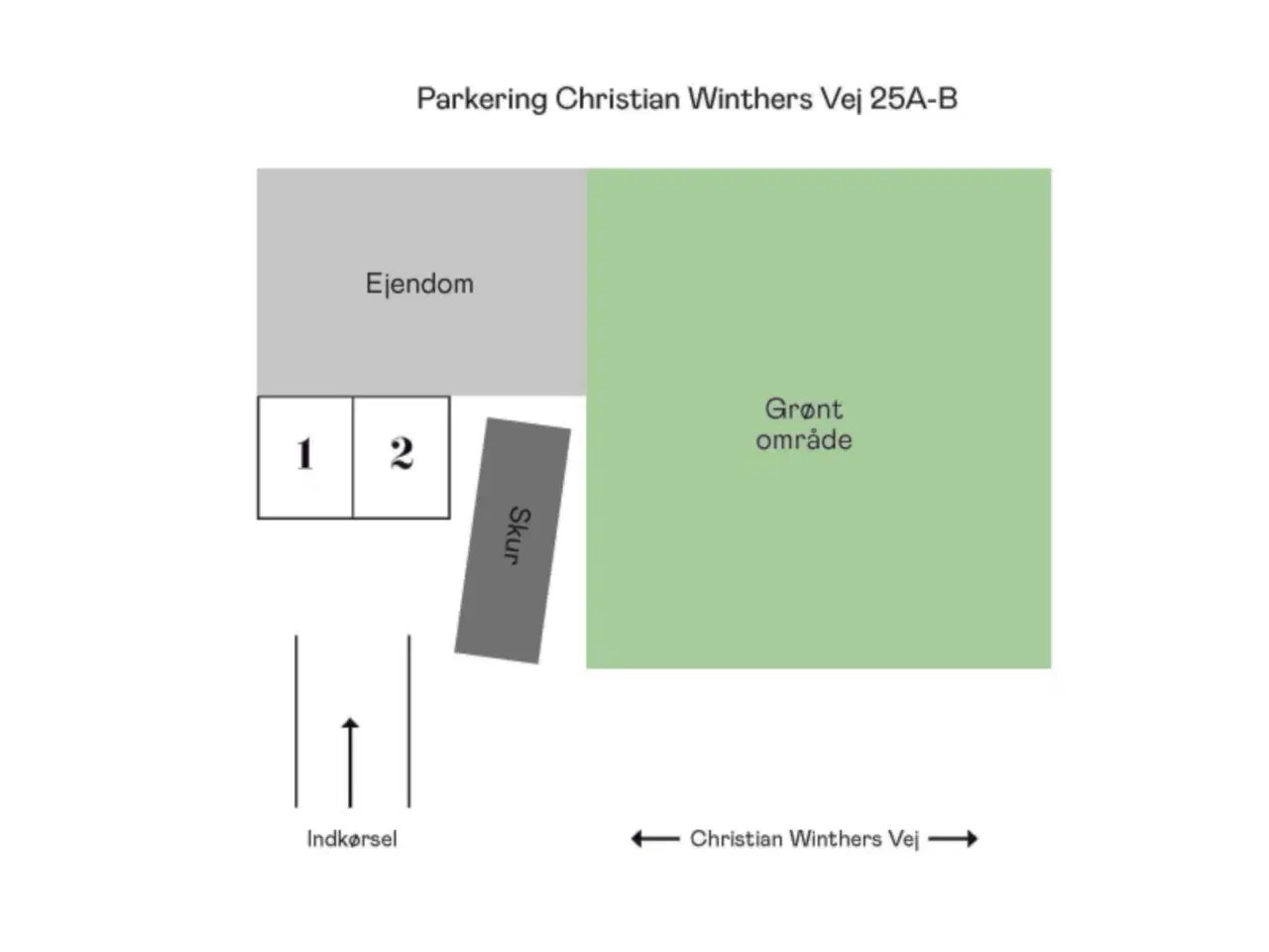 Billede 10 - Udendørs parkering i fredeligt kvarter