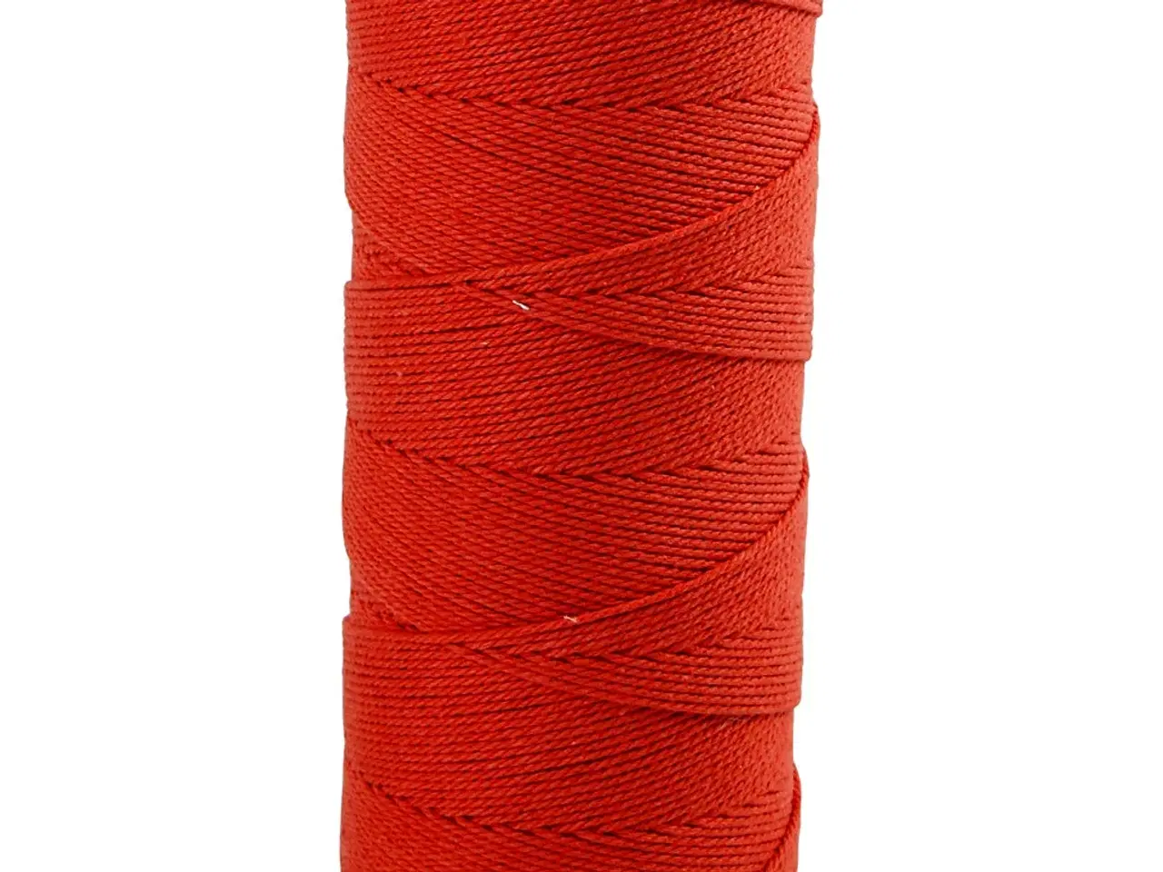 Billede 1 - Knyttegarn, L: 315 M, tykkelse 1 mm, Tynd kvalitet 12/12, rød, 220g/ 1 ngl.