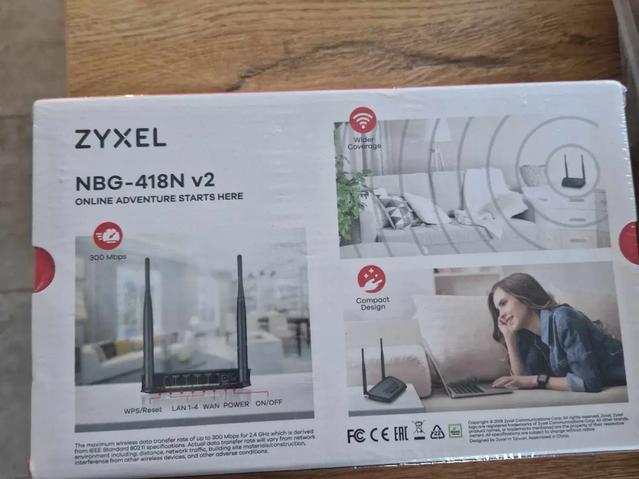 Billede 2 - Zyxel NBG-418N-V2 Router  