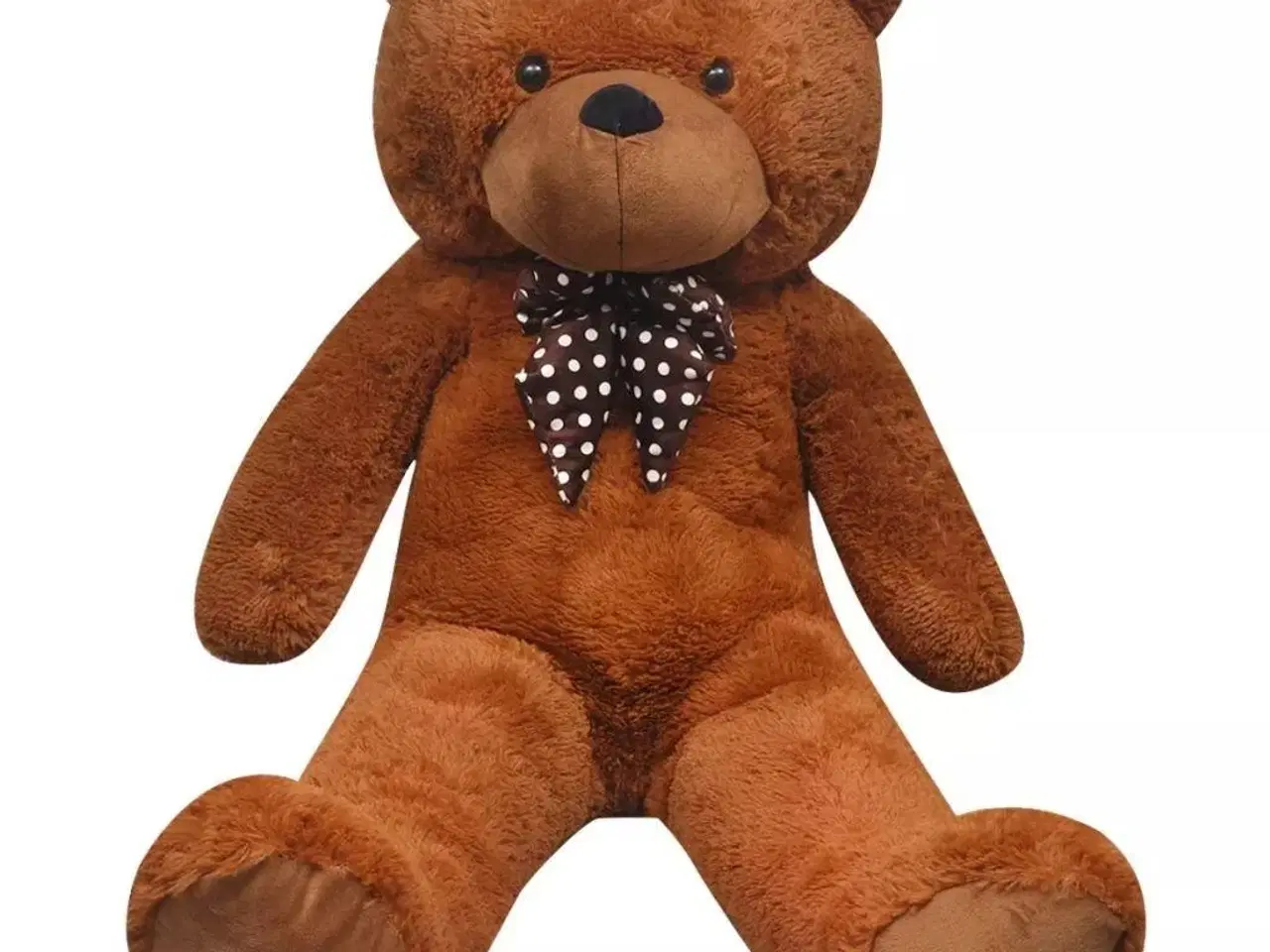 Billede 3 - Blød plysbamse XXL 135 cm brun