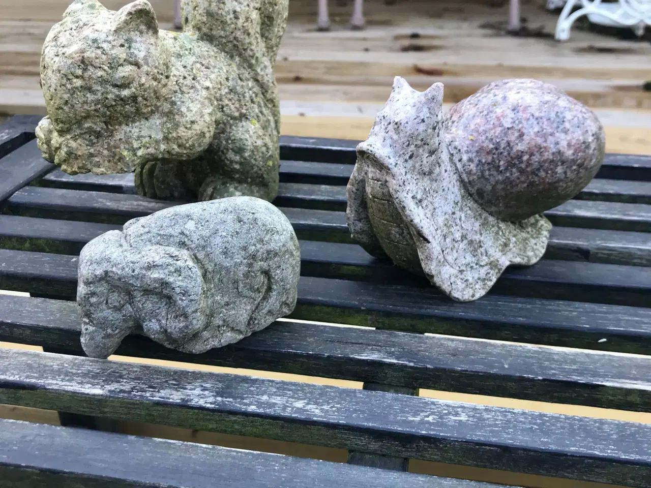 Billede 1 - Granit dyr havefigur 