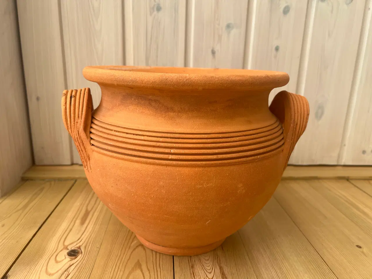 Billede 1 - Havekrukke m/ører - Terracotta