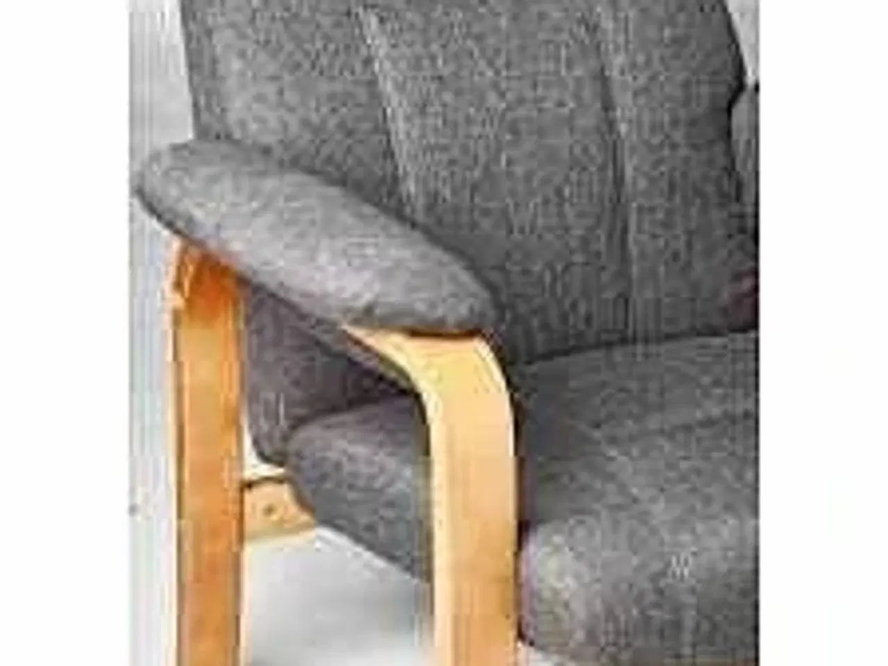 Billede 3 - Otium lænestol inkl. fodskammel - grå